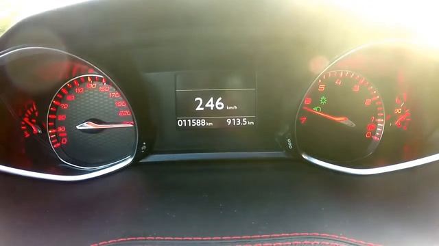 Peugeot 308 GTi 270 Acceleration 0 254 km h