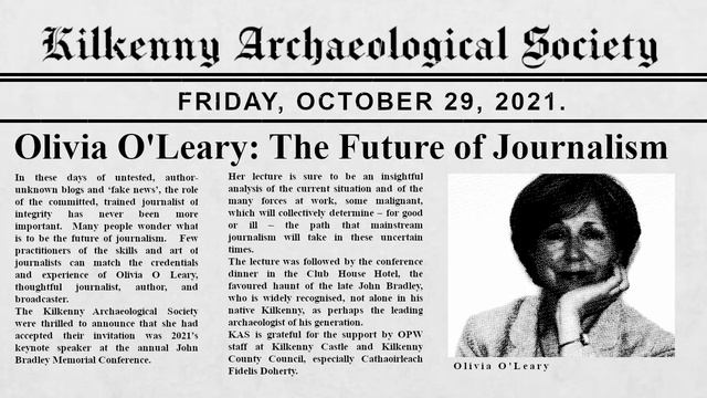 Olivia O'Leary: The Future of Journalism (lecture)