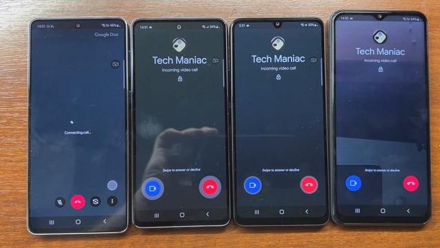 Samsung A73, A53, A33, A23 Google Duo App Incoming Voice & Video Call Ringtones at the Same Time