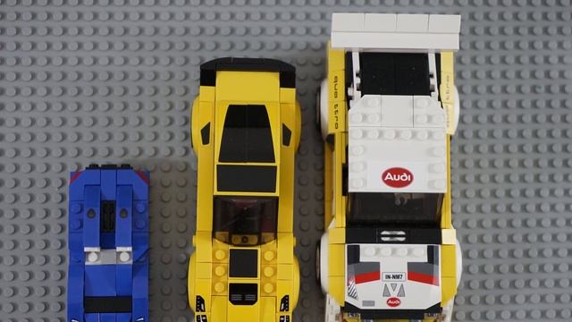 Lego Speed Champions Comparison 5, 6, 8 stud wide