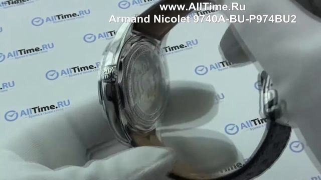 Обзор. Мужские наручные часы Armand Nicolet 9740A-BU-P974BU2