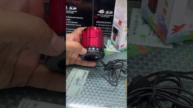 Unboxing very cheap price bluetooth speaker WS-887/ CL-866