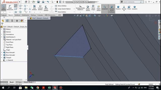 Exercise: 05 Steel Structure Foundation Design SolidWorks Tutorial