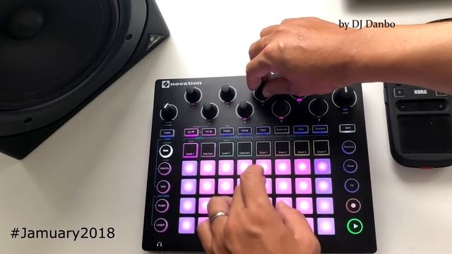 Danbo's #jamuary2018 : 2 (JAM with Novation Circuit + Korg Mini Kaoss pad 2S)