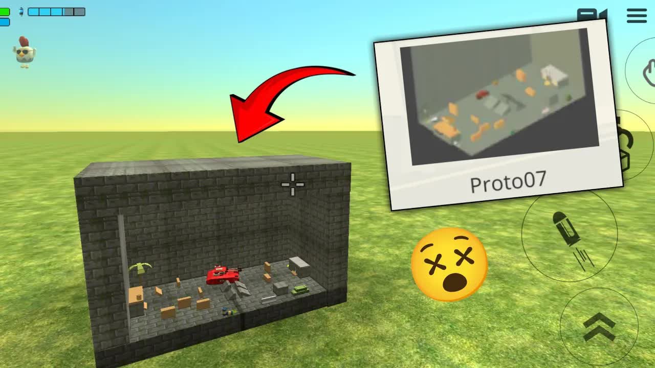 Proto07 map mini version 🤯| Chicken gun