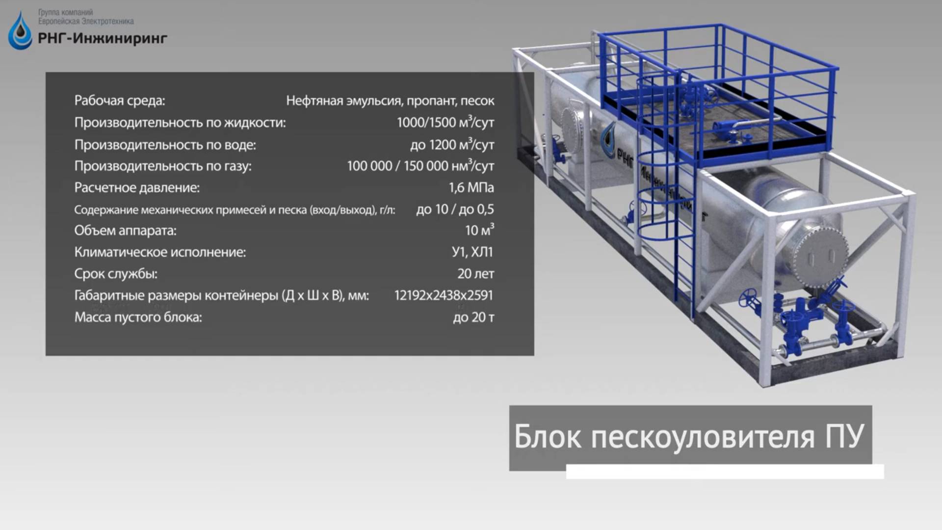Блоки оборудования контейнерного типа