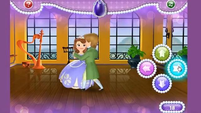 Sofia The First Ballroom Walt  - Sofia and Jame Dance Can you help teach Sofia how to dance