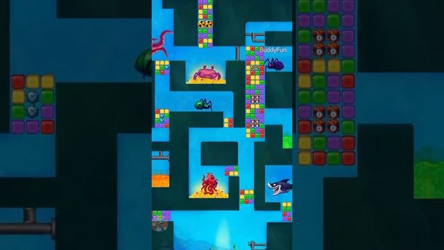 Fishdom mini game ad pull the pin save fish gameplay