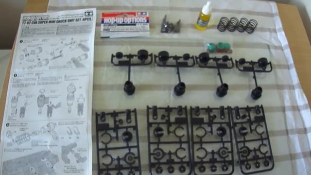 Tamiya Audi Quattro   The Beginners Journey   CVA Super Mini Shock Set Build