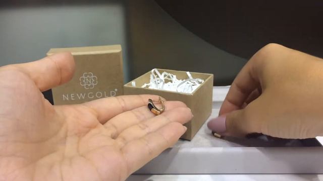 Серьги 573 из красного золота 585 пробы с сапфирами