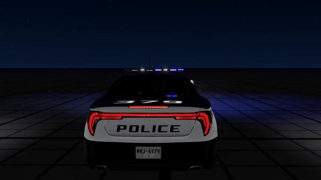 Blue modern light bar showcase || BeamNG Driver