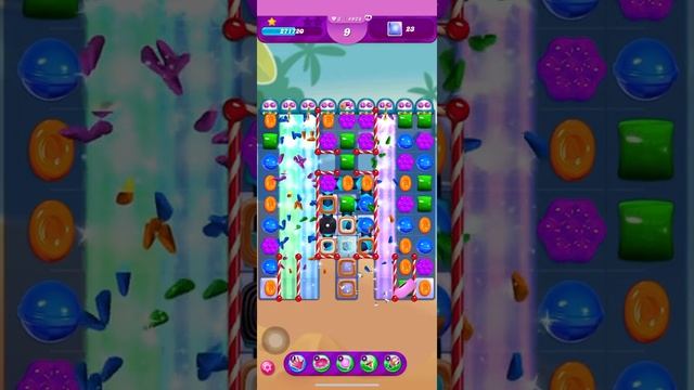 Candy Crush Saga level 4928 (no boosters) كاندي كراش on iPhone full screen