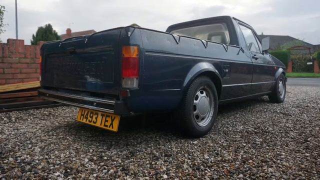 1991 Blue VW MK1 Caddy Pickup