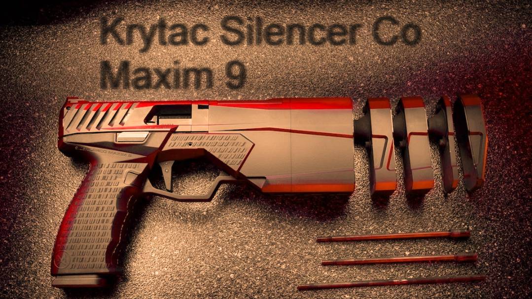 Пистолет Krytac SilencerCo Maxim 9 в народе Максимка. Полная разборка для обслуживания.