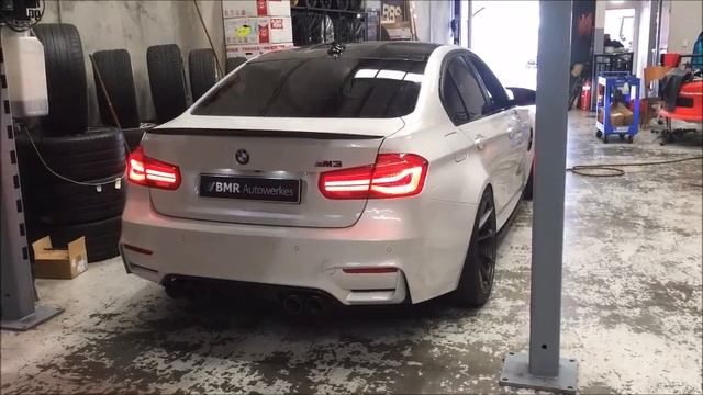 BMW M3 F80 Akrapovic Exhaust and Custom Tune featuring overrun crackle and pop