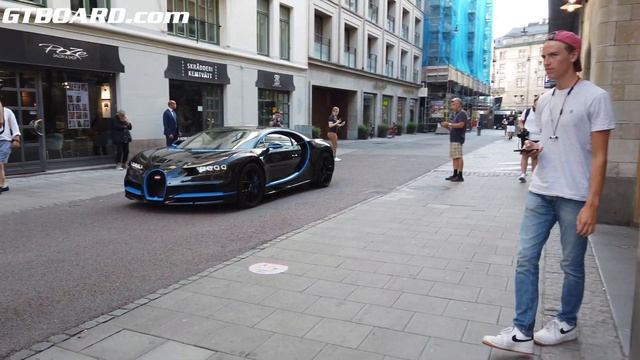 [4k 60p] Dual STARTUP 1500 HP Bugatti Chiron Sport in Stockholm Sweden. Brutal!