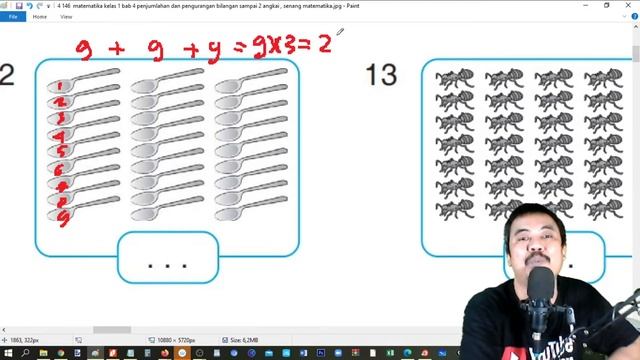 matematika kelas 1 bab 4 hal 119 127 penjumlahan dan pengurangan bilangan sampai 2 angka, senang ma