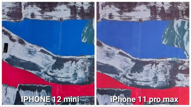 iPhone  12 mini vs iPhone pro max camera  test