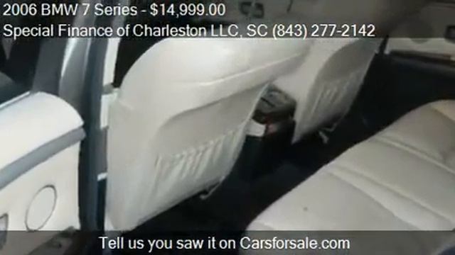 2006 BMW 7 Series for sale in Summerville, SC 29483 at the S