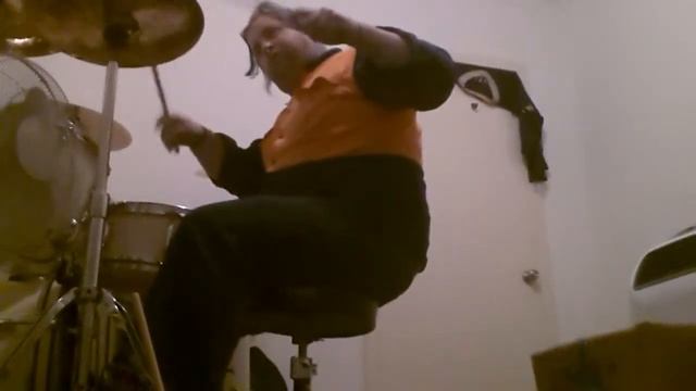 Heff Pissed off after work drumming