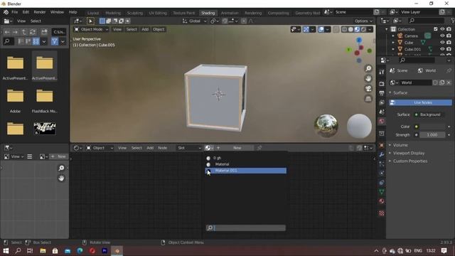 How Glass Box Is Made In Blender | Speed Level Design |