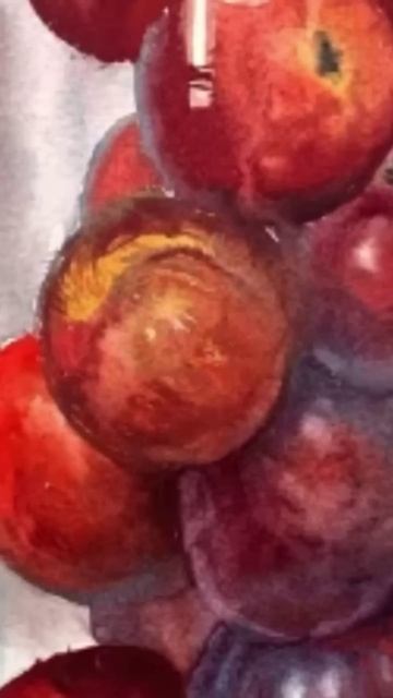 Сочные яблочки / акварель #painting #art #watercolor #творчество