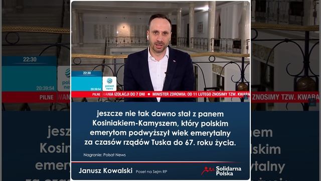 Michał Kołodziejczak jest przystawką Kosiniaka-Kamysza i PSL!