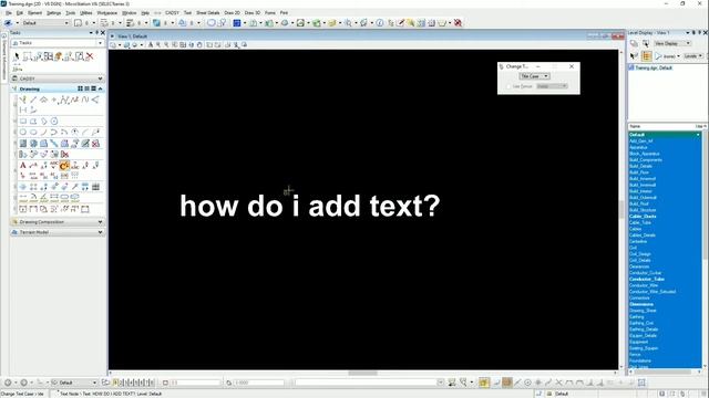 How To Place text in MicroStation | MicroStation for beginners - Part 8 | Mr. RK info #TextStyle