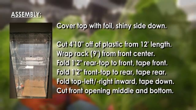 DIY : Multi-purpose Indoor Greenhouse. For Growing Herbs & Tropical Plants, and Hydroponic Veggies