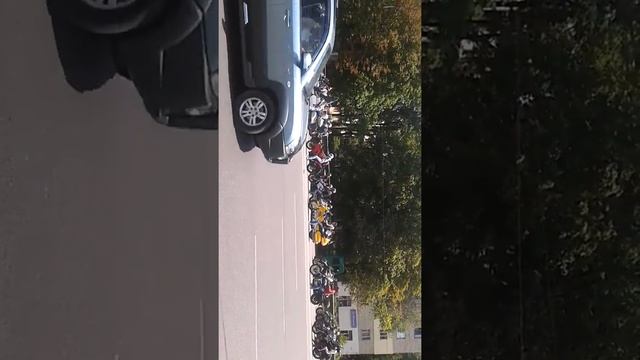 Байкеры в городе
