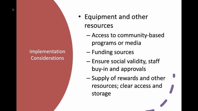 215 Adv Beh Mgmt Optional Implementation