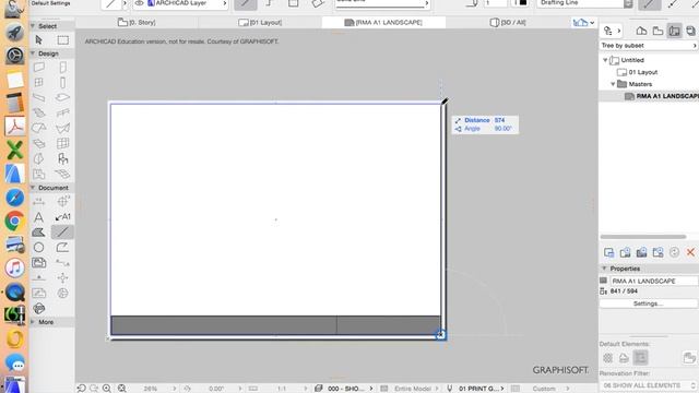 ArchiCAD 21 2D tools - part 1