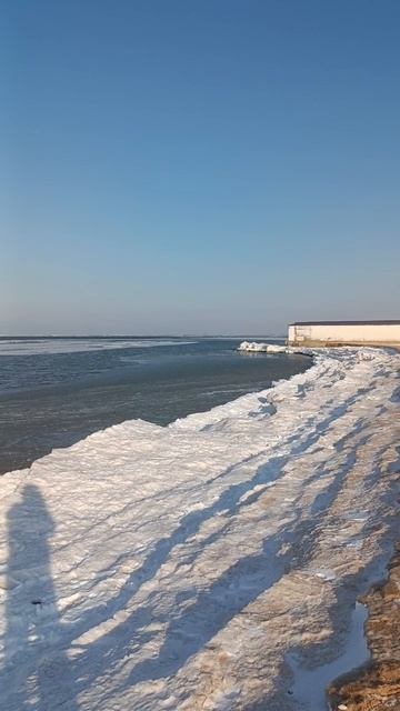 Голубицкая, Центральный пляж, 26 февраля 2025