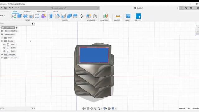 Fusion 360 For All: Twisted Pencil Organizer Design