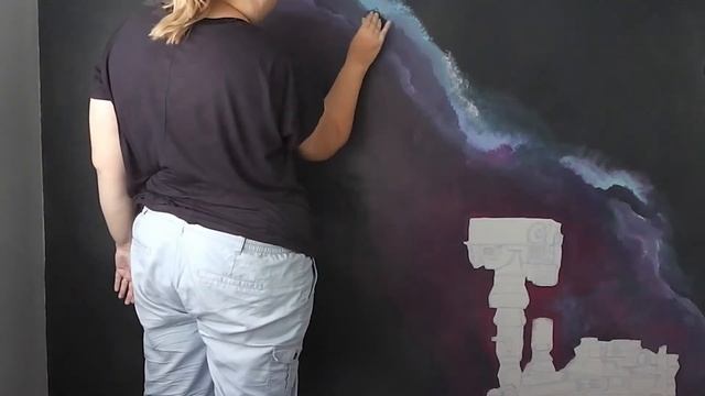 Fast Paint - Space Mural Part 1