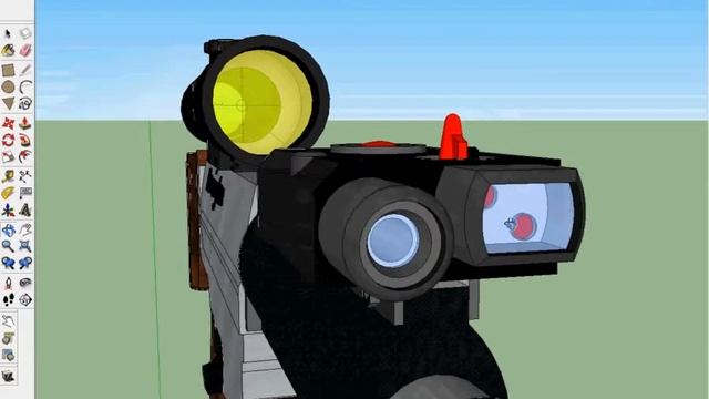 Google sketchup 8 Rifle