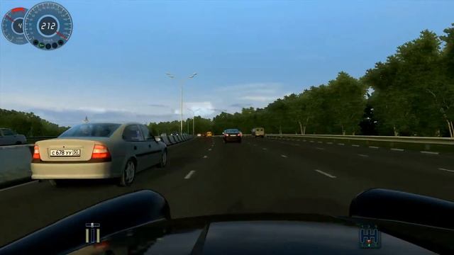 RUF CTR BLACKBIRD in the morning rush hour - City Car Driving 1.2.4 [ HD 1080p ]