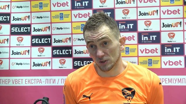 Післяматчеве інтерв'ю - SkyUp Futsal - Aurora | Микита Тменов