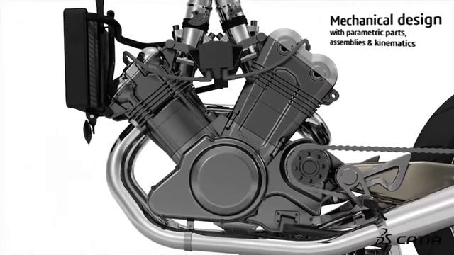 Catia 3D Experience - Impressive Motorcycle Design