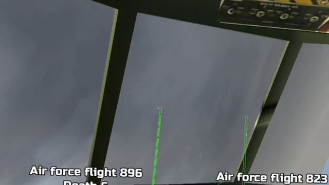 Air force flight 896 and air force flight 823
Not real