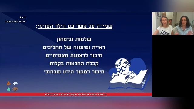 הסבר על חיבור להדרכה פנימית/ילד פנימי