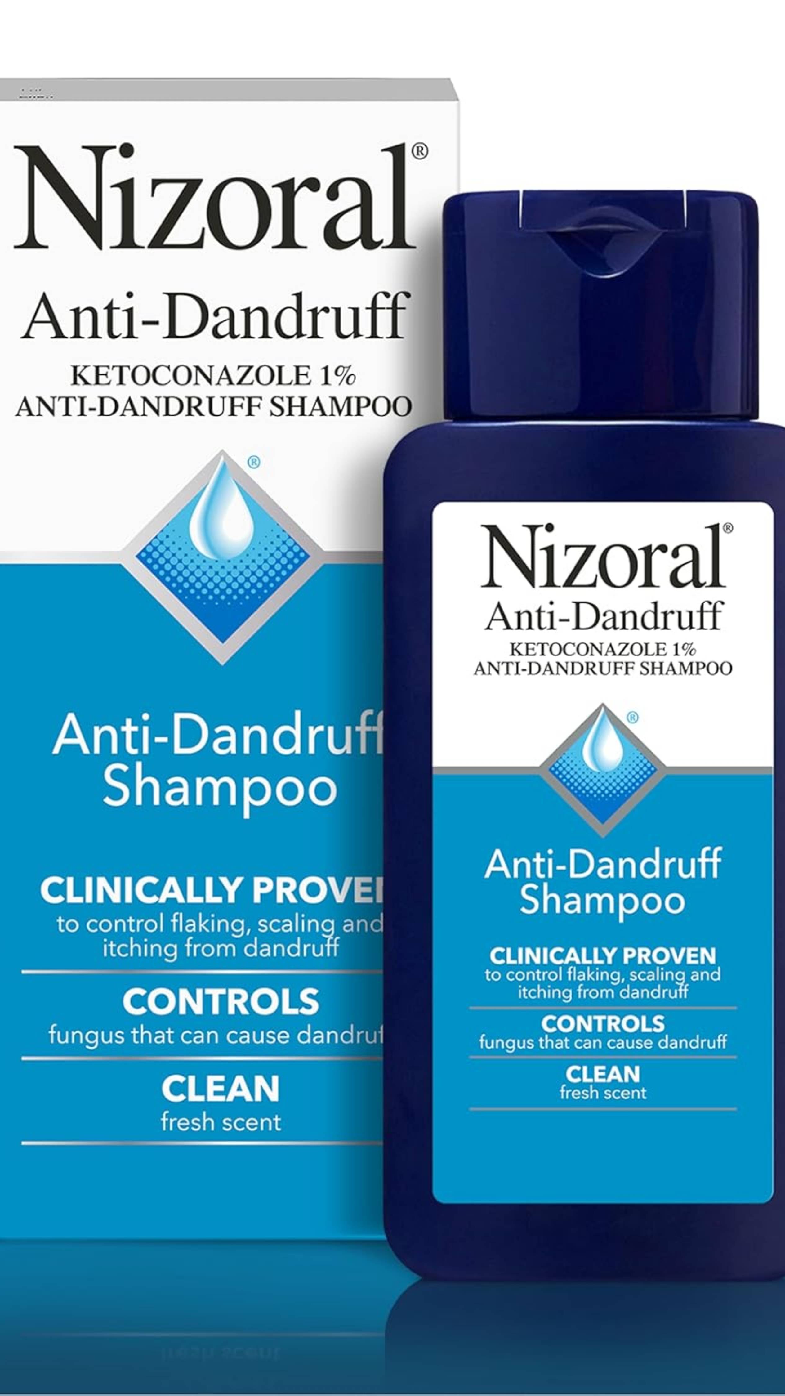 Nizoral Anti-Dandruff Shampoo with 1% Ketoconazole, Fresh Scent, 7 Fl Oz