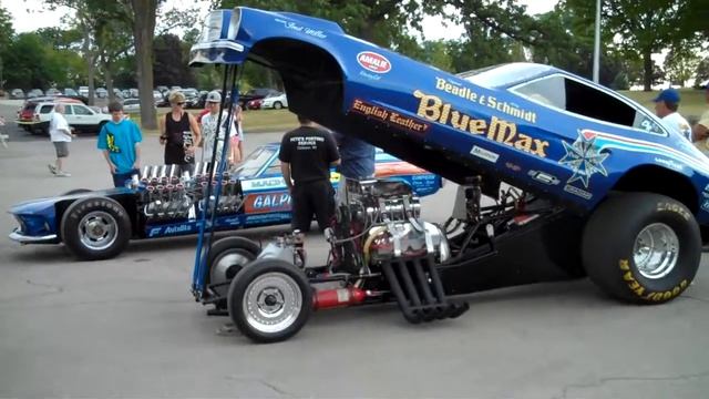 Mach IV Mustang Dragster & Blue Max Mustang Dragster