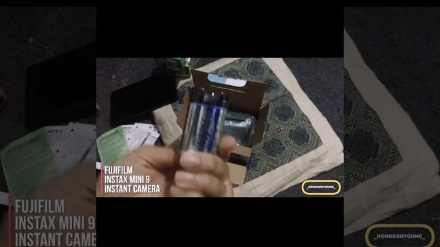Unboxing my first instant camera - Fujifilm instax mini 9