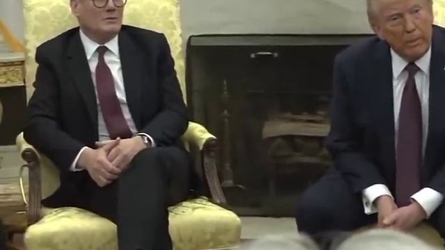 27-02-2025 Трамп на вопрос, считает ли он по-прежнему Зеленского диктатором, ответил: «Разве я это г
