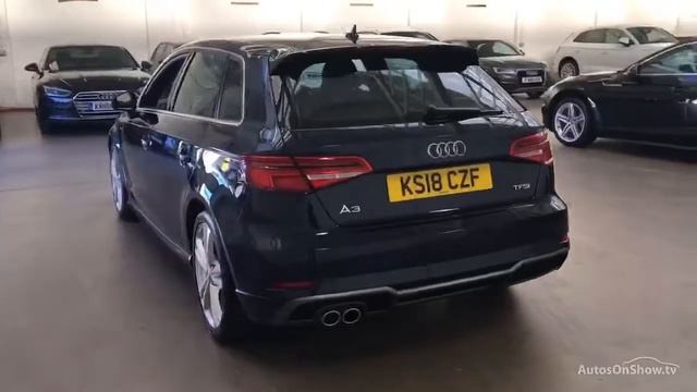 KS18CZF AUDI A3 TFSI S LINE BLUE 2018, Slough Audi