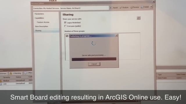 SMART Board and ArcGIS Demonstration