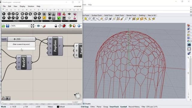 Easy Grasshopper Tutorial for Beginners  Voronoi Shell  Rhino Grasshopper