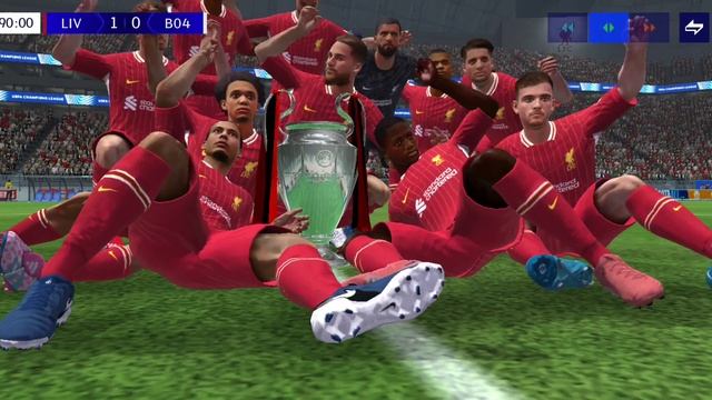 Ливерпуль выиграл Лигу чемпионов в игре FC mobile