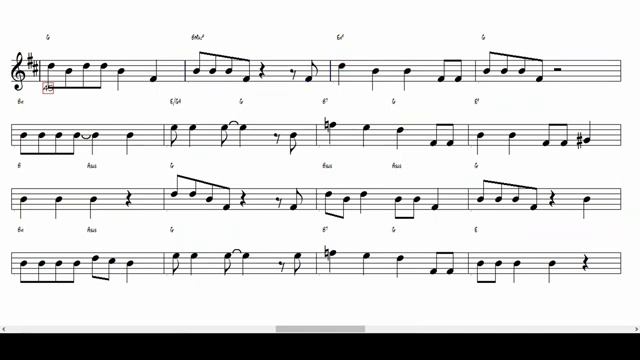 Sixteen Tons - Merle Travis 1947 v2 (Alto Sax Eb) [Sheet Music]